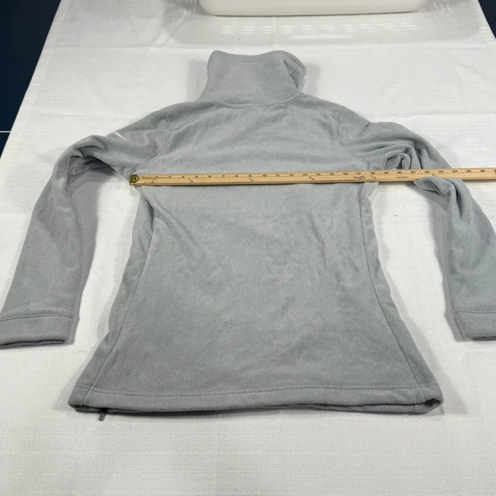 Nike Dri-FIT Fleece Pullover Tunic Top Funnel Neck Gray Women's Small‎